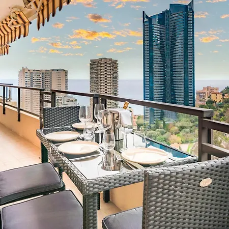 5mn Monaco - Vue Mer - Parking - Piscine - Bb