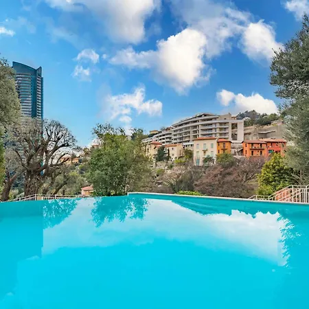 5mn Monaco - Vue Mer - Parking - Piscine - Bb